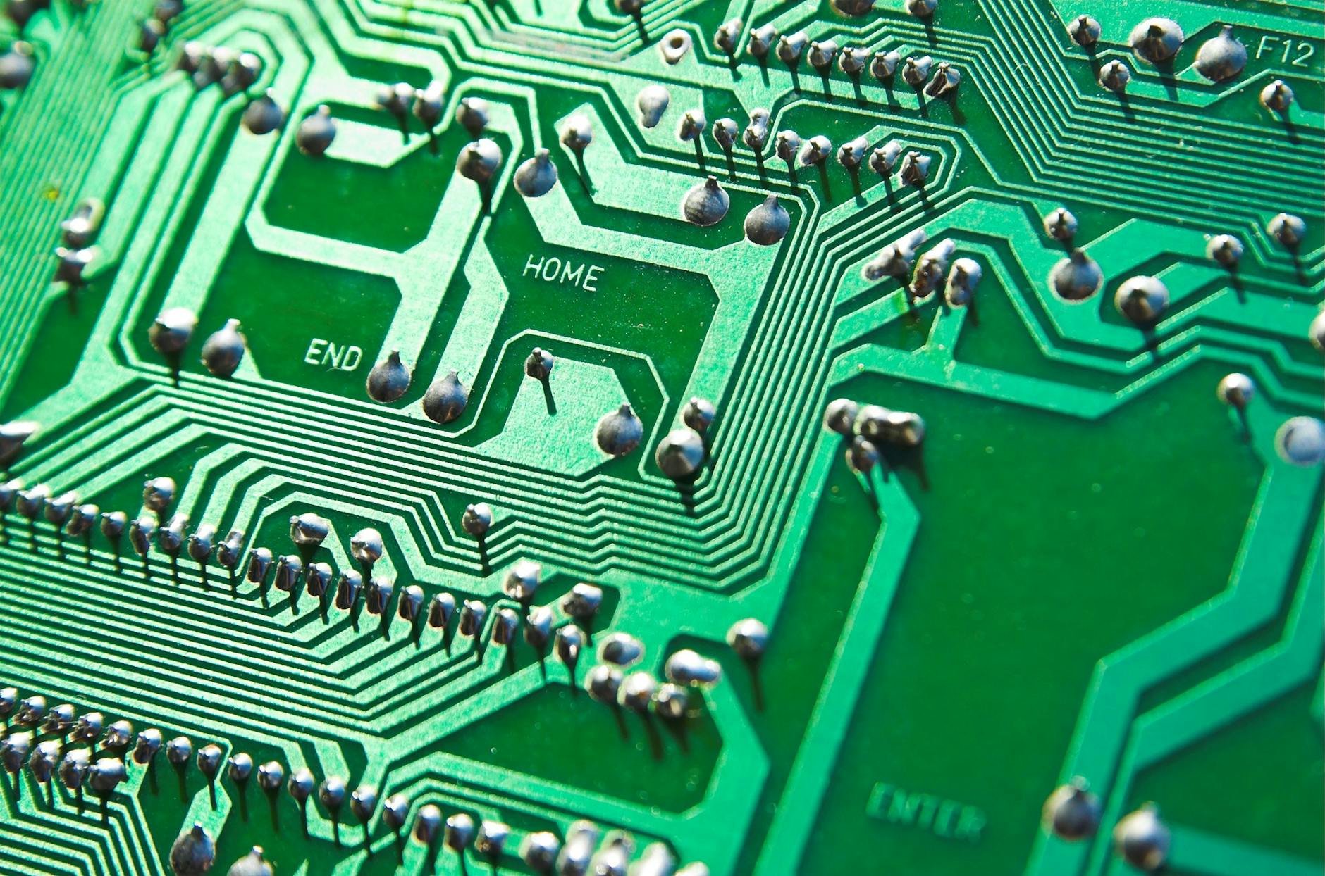green circuit board